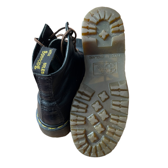 COPY - Dr. Martens Vintage Lug Sole Black Leather Boots Size 9 Men - Picture 8 of 8